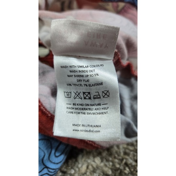 Mini Rodini Seahorse Playsuit Romper Red Size 80/86 (9-18M) - Picture 5 of 12